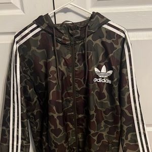 Adidas Camo Zip Up Jacket